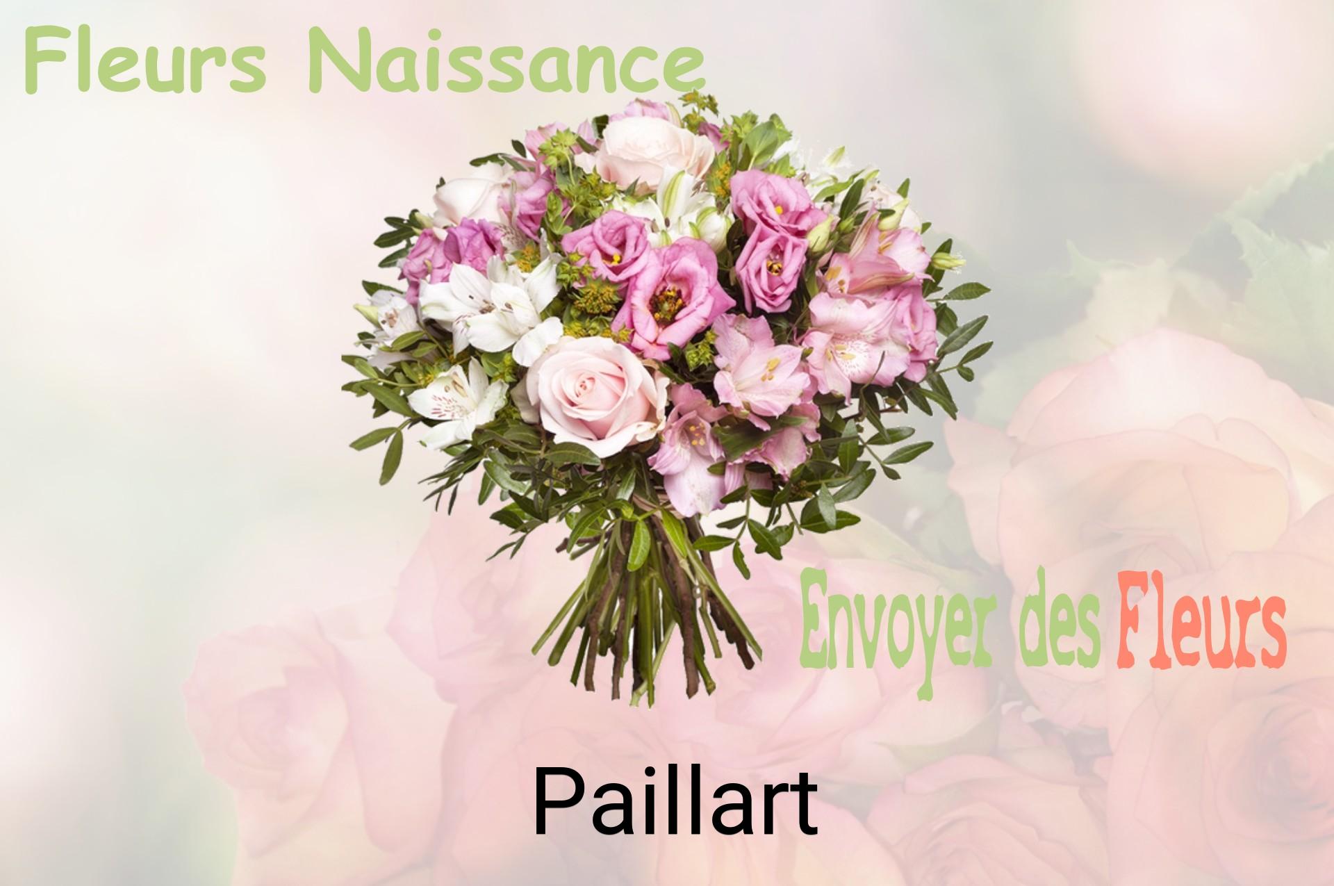 Bouquet de fleurs de naissance livré à Paillart